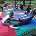 Birkenhof Ashram Familien Blockhuetten Vendégház *