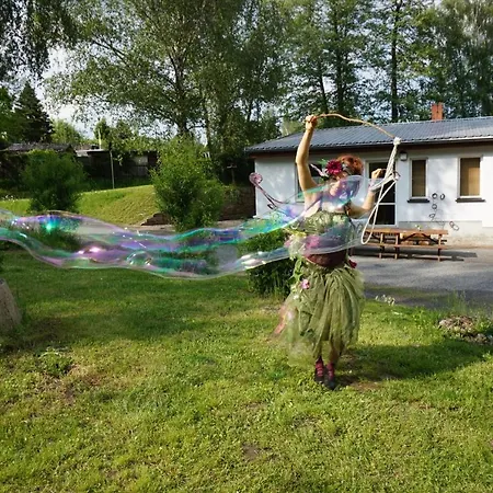 Birkenhof Ashram Familien Blockhuetten Casa de hóspedes
