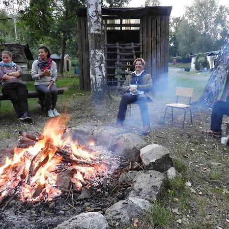 בית הארחה Birkenhof Ashram Familien Blockhuetten *
